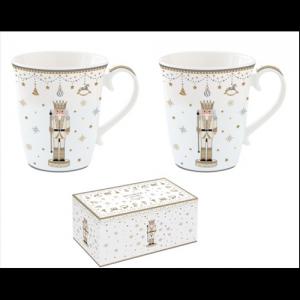 R2S.1102RNUT Porcelán bögreszett 275ml, 2db-os dobozban, Royal Nutcracker