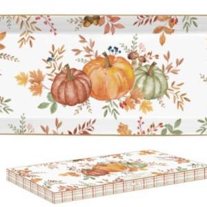 R2S.1109HARV Porcelántálca 35x15cm, dobozban, Harvest