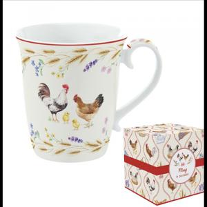 R2S.1171CLIF Porcelánbögre 275ml, dobozban, Country Life