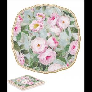 R2S.1176ROBL Porcelán desszerttányér 20cm dobozban,Roses in Bloom