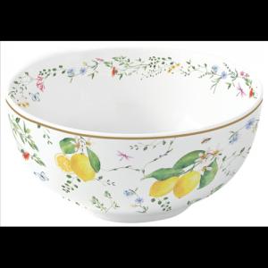 R2S.1190FCIT Porcelántálka 12cm, Fleurs et Citrons