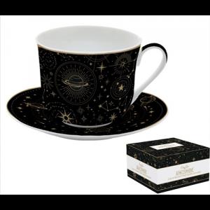 R2S.1454CELE Porcelán reggelizőcsésze+alj 400ml dobozban,Atmosphere, Celestial