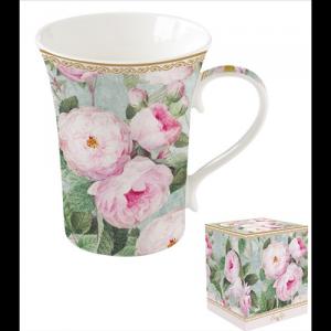 R2S.1461ROBL Porcelánbögre 360ml dobozban,Roses in Bloom