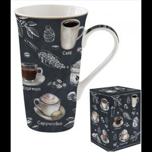 R2S.1462BRST Porcelánbögre 600ml, dobozban, Barista