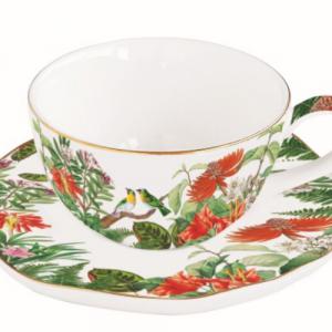 R2S.1588EXCA Porcelán eszpresszócsésze+alj 120ml, Exotica