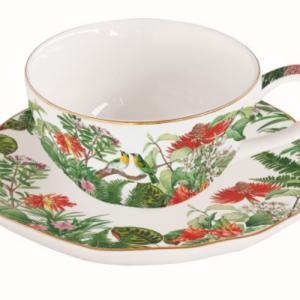 R2S.1589EXCA Porcelán teáscsésze+alj 250ml, Exotica