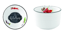 R2S.1615KIBK Porcelántálka 9cm, kerek, 1db, Kitchen Basics