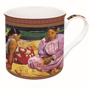 R2S.170GAU1 Porcelánbögre dobozban,300ml,Gauguin:Tahiti nők a parton