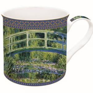 R2S.170MON1 Porcelánbögre dobozban 300ml,Monet:Vízililiom és Japán híd