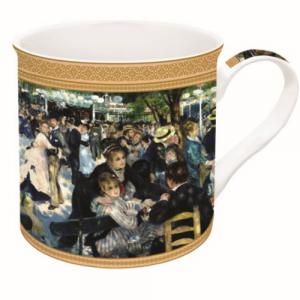 R2S.170REN1 Porcelánbögre dobozban 300ml,Renoir:Bál a Le Moulin de la Galette-nél