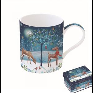 R2S.1770WL02 Porcelánbögre 350ml dobozban,With Love at Christmas, Deers