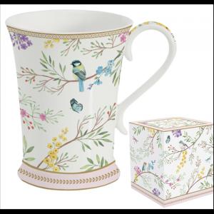 R2S.1784BIME Porcelánbögre 300ml, dobozban, Birds Melody