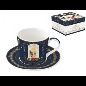 R2S.1845FEAV Porcelán reggelizőcsésze+alj 380ml, dobozban, Festive Avenue, Atmosphere