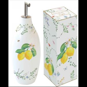 R2S.1906FCIT Porcelán olajkiöntő 300ml, dobozban, Fleurs et Citrons