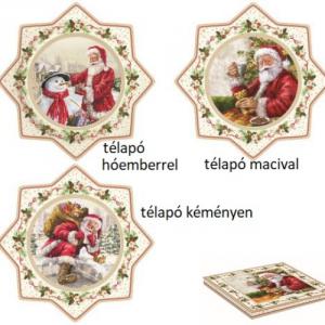 R2S.2070CHTR Porcelán süteményes csillagtál 32cm dobozban,Christmas Time