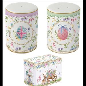 R2S.2099SPBL Porcelán só-borsszóró szett, 7cm, dobozban,Spring Bloom
