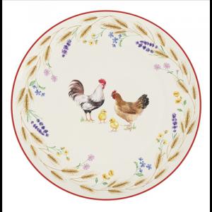 R2S.2152CLIF  Porcelán desszerttányér 19cm, Country Life