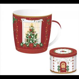 R2S.217FEAV Porcelánbögre 350ml,fémdobozban, Festive Avenue, Atmosphere