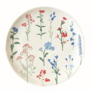 R2S.2202MILB Porcelán desszerttányér 21cm, Mille Fleurs Blue