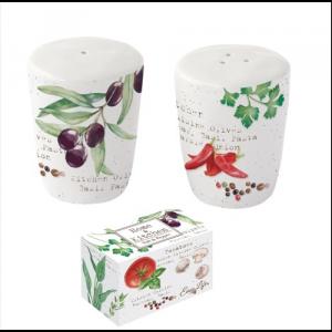 R2S.2225HOMK Porcelán só-borsszórószett dobozban,Home & Kitchen