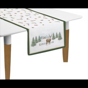 R2S.2631WHIF Asztali futó 45x140cm, 2 db-os, 100% pamut, White Forest