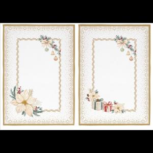 R2S.2634WHEL Konyharuhaszett 2 db-os 50x70cm, 100% pamut, White Elegance