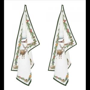 R2S.2634WHIF Konyharuhaszett 2 db-os 50x70cm, 100% pamut, White Forest