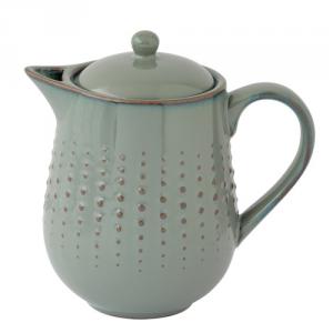 R2S.2767DROC Porcelán teáskanna 800ml,Drops Celadon