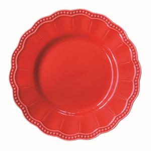 R2S.2882ELIR Porcelán desszerttányér 21cm, Elite red