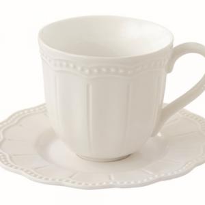 R2S.2886ELIW Porcelán eszpresszócsésze+alj 110ml, Elite white