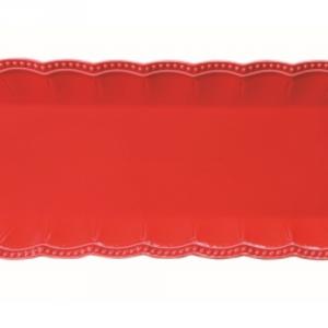 R2S.2892ELIR Porcelántálca 43x16cm, Elite red
