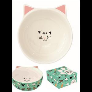 R2S.2972CATF Porcelán cicatálka 14,5cm, dobozban, Pet Lovers, Cats Family