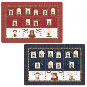 R2S.320FEAV Műanyag tányéralátét kétoldalas 45x30cm, Atmosphere, Festive Avenue