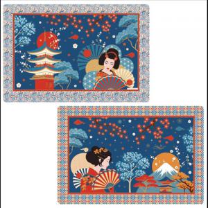 R2S.320TOKY Műanyag tányéralátét kétoldalas 45x30cm, Atmosphere, Tokyo