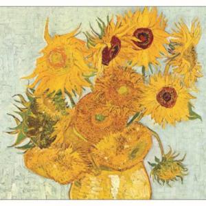 R2S.350VAN1 Műanyag tányéralátét 45x30cm,Van Gogh:Napraforgók