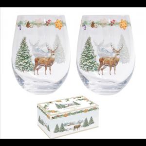 R2S.4015WHIF Üvegpohár 500ml, 2db-os szett, dobozban, White Forest