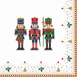 R2S.414NUTC Papírszalvéta 33x33cm,Nutcrackers, 20db-os