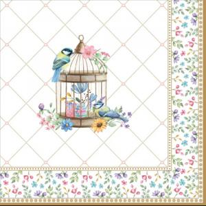 R2S.414SPBL Papírszalvéta 33x33cm, 20db-os, Spring Bloom