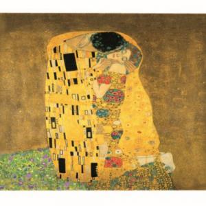 R2S.531KLI1 Műanyag tálca 33x22cm,Klimt:The Kiss