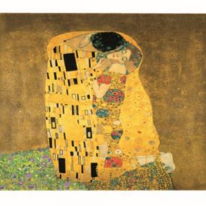 R2S.531KLI1 Műanyag tálca 33x22cm,Klimt:The Kiss