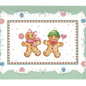 R2S.532SWEC Műanyag tálca 22x15cm, Sweet Christmas