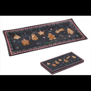 R2S.637GING Üvegtál 36x17cm, dobozban, Gingerbread