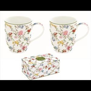 R2S.923GADR Porcelán bögreszett 2db-os, 350ml, dobozban, Garden Dreams