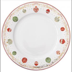 R2S.942CEVE Porcelán lapostányér 26,5cm, Christmas Eve