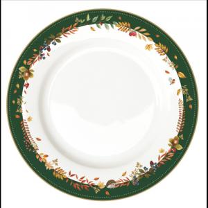 R2S.942FODR Porcelán lapostányér 26,5cm, Forest Dream