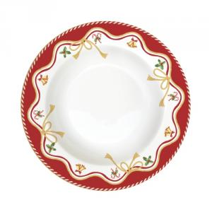 R2S.943CTAL Porcelán mélytányér 21,5cm, Christmas Tale