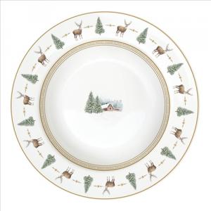 R2S.943WHIF Porcelán mélytányér 21,5cm, White Forest