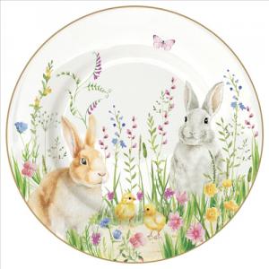 R2S.944EAST Porcelán desszerttányér 19cm, Happy Easter