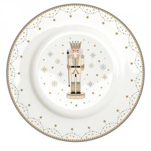 R2S.944RNUT Porcelán desszerttányér 19cm, Royal Nutcracker