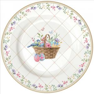 R2S.944SPBL Porcelán desszerttányér 19cm, Spring Bloom